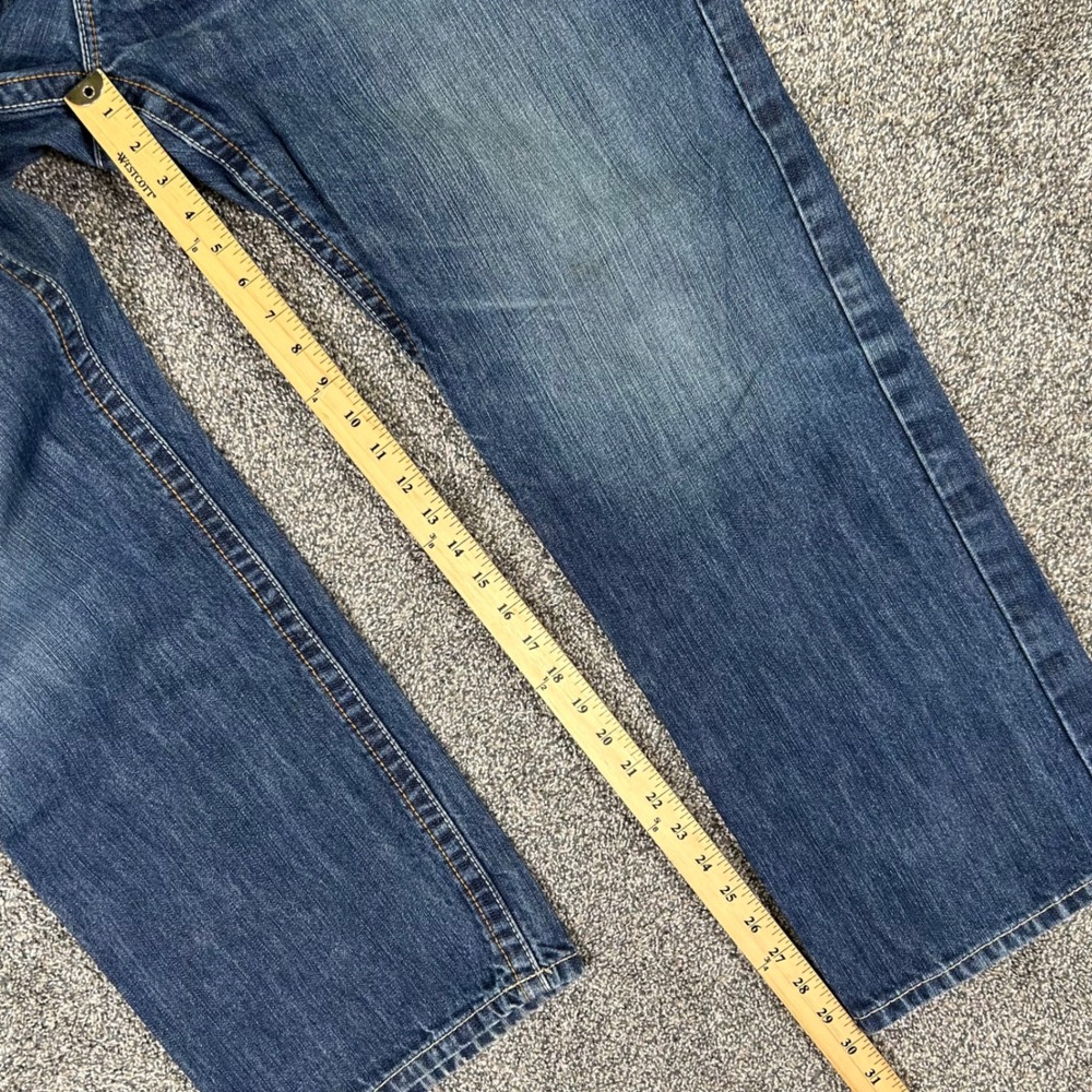 Ariat Work FR M4 Low Rise Boot Cut Jeans Mens 42x32 Blue Flame Resistant Pants - Picture 13 of 15